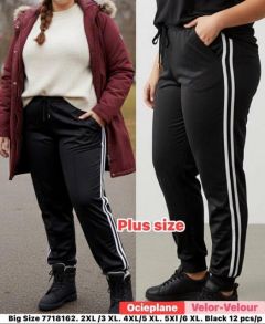 PLUS_Spodnie welurowy (2-6XL /12szt)