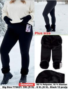 PLUS_Spodnie legginsy damskie(3-8XL /12 szt)