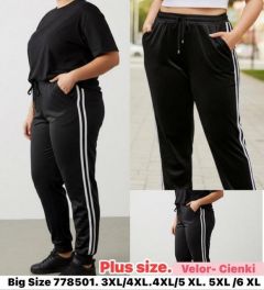 PLUS_Spodnie welurowy (3-6XL /12szt)