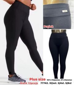 PLUS_Spodnie legginsy damskie(XL-6XL /12 szt)