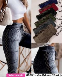 Spodnie welurowy (S-XL/12szt )