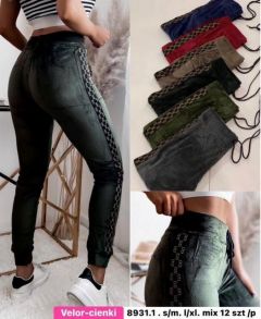 Spodnie welurowy (S-XL/12szt )