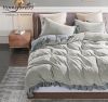 Komplet "Mis" falbankami pościel 3 częściowy (160x200cm/6kompletów)
