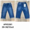 Spodenki jeans damskie (30-38/12szt)