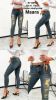 Spodnie jeans damskie (XS-XL/10szt)