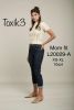 Spodnie jeans damskie (XS-xL/10szt)