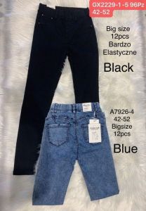 spodnie Jeans damskie (42-52/12szt)
