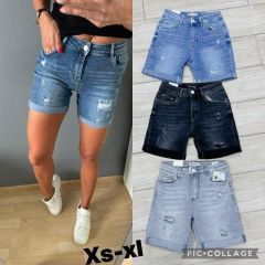 Spodenki jeans damskie (XS-XL/10szt)