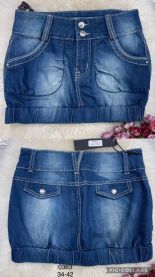 Spódnica jeansy damskie (34-42/15Szt)
