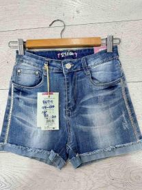 Szorty jeansy dziewczęce (134-164/12szt )