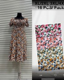 Sukienki w kwiaty (XL-4XL /16szt)