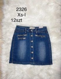 Spódnica jeansy damskie (XS-L/12szt)