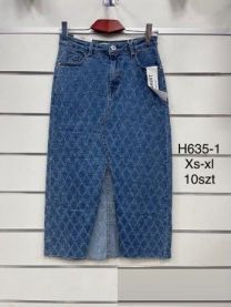 Spódnica jeansy damskie (XS-XL /10szt)