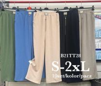 Spodnie kreszowane damskie (S-2XL/10szt)