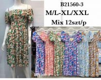 Sukienki w kwiaty (M-2XL /12szt)