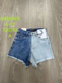 Szorty jeansy dziewczęce (4-12LAT/10szt )