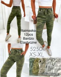 Spodnie elastyczny (XS-XL/12szt)