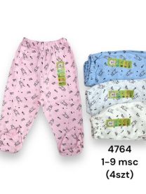 Spodnie niemowlęce Turecka (1-9M/4szt)